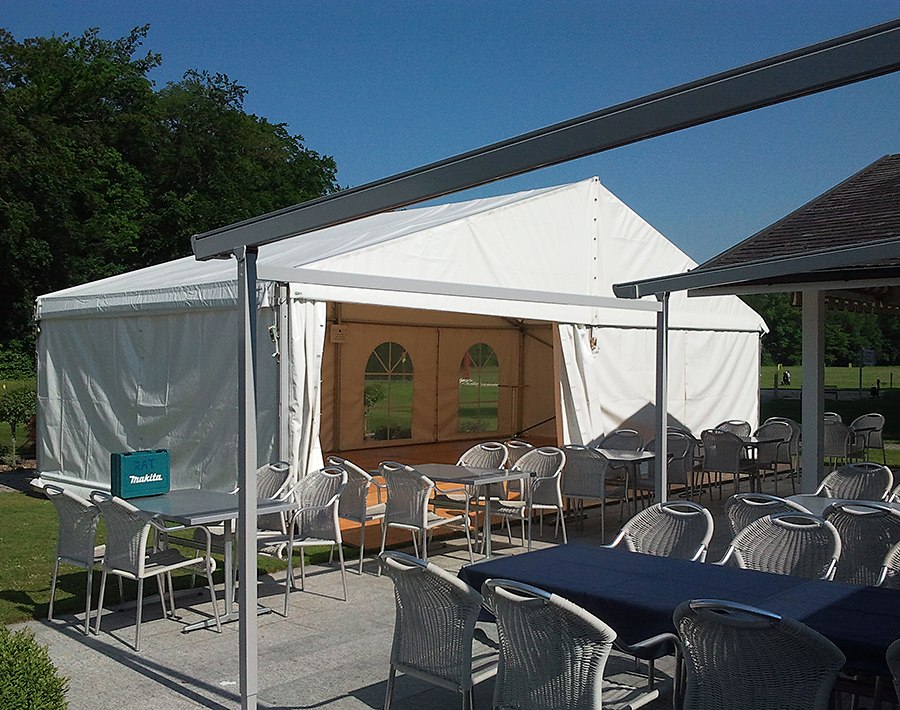 Giebelzelt10m2.3m
