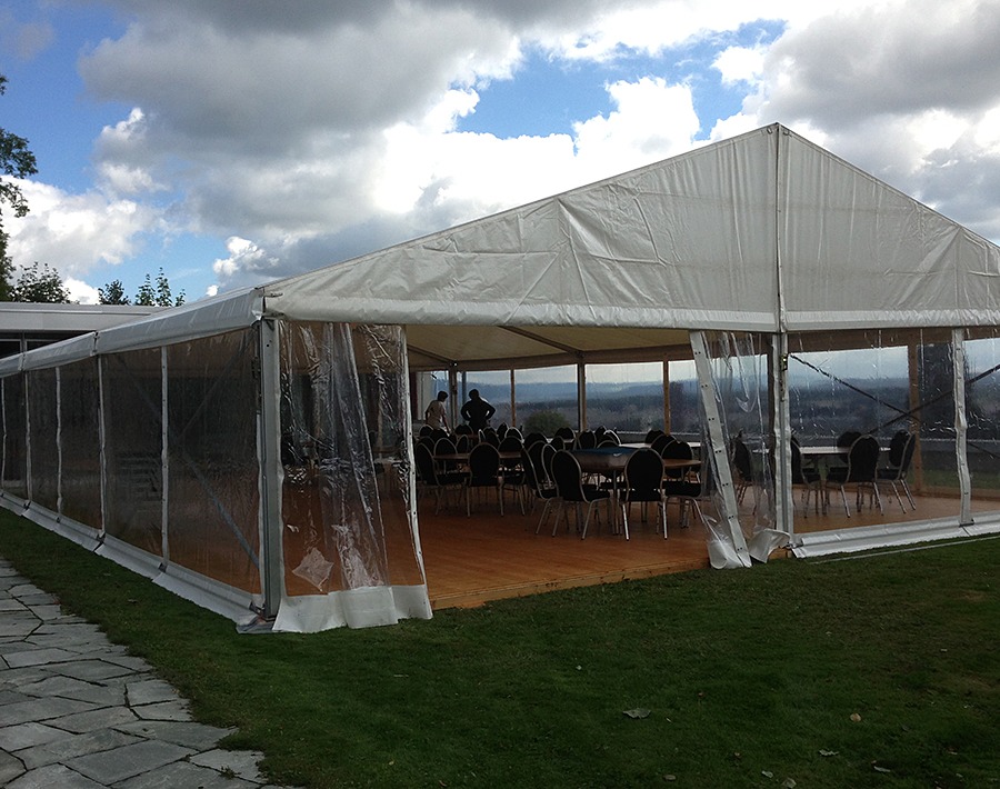 Giebelzelt10m2.3m