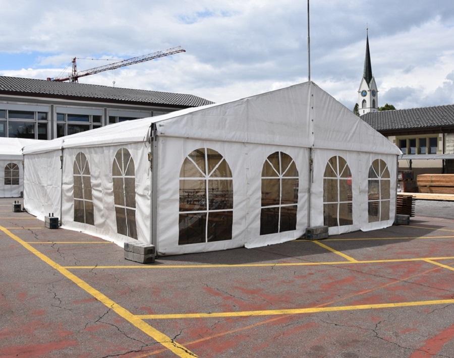 Giebelzelt10m2.3m