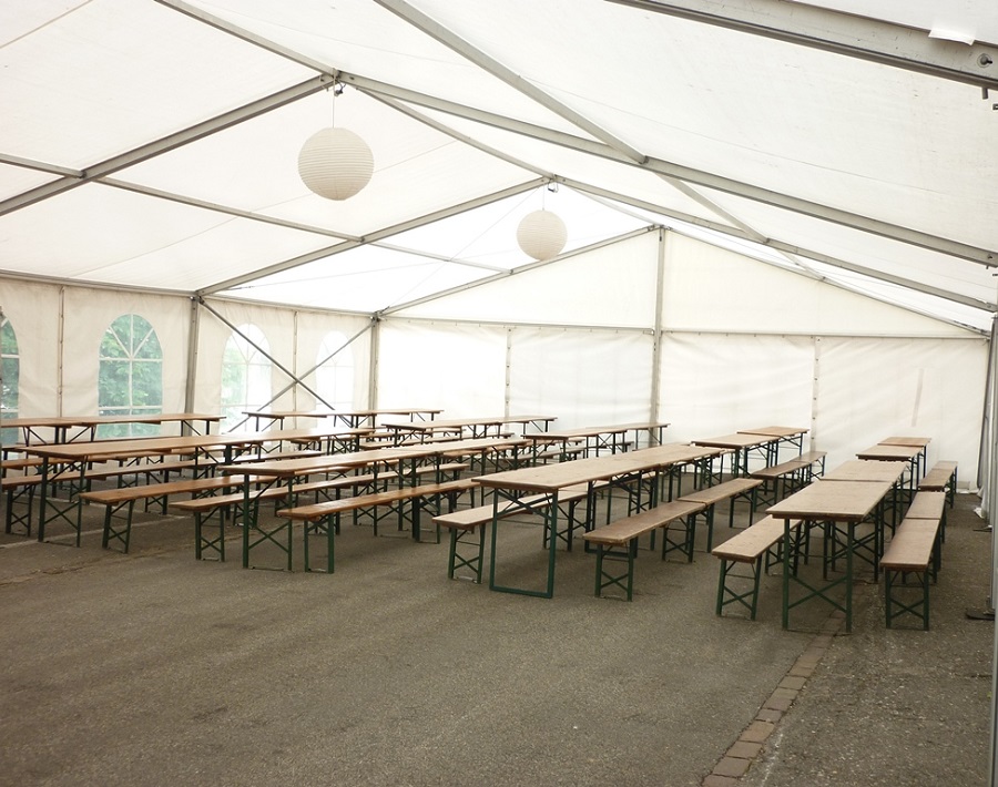 Giebelzelt10m2.3m