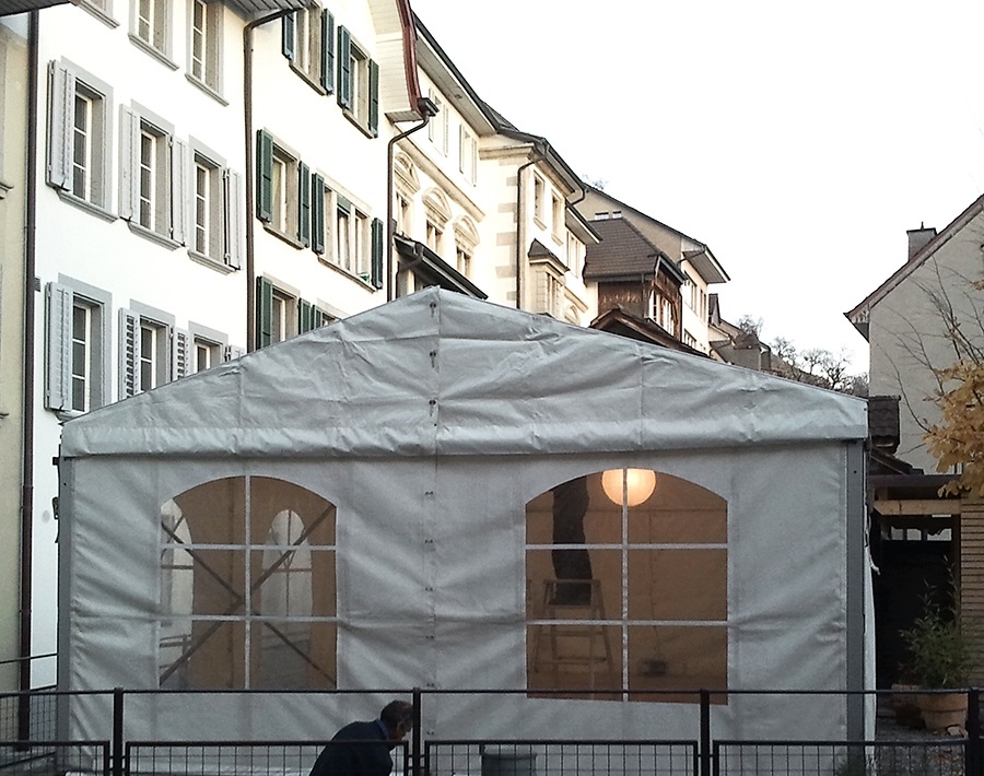 Giebelzelt5m2.3m