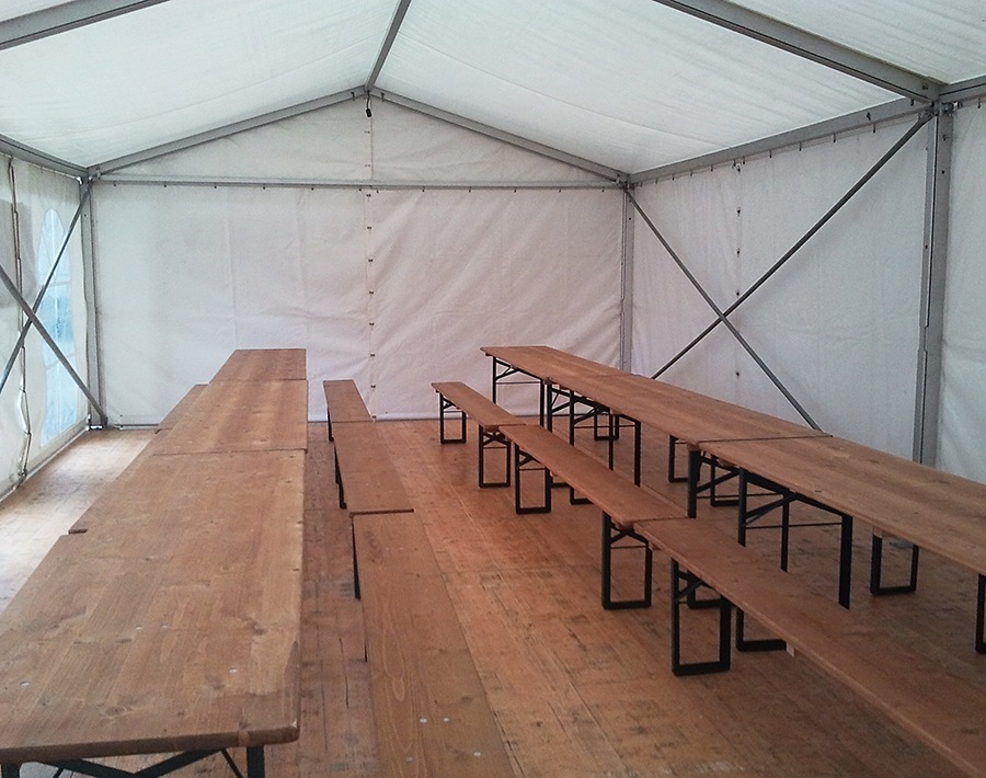 Giebelzelt5m2.3m